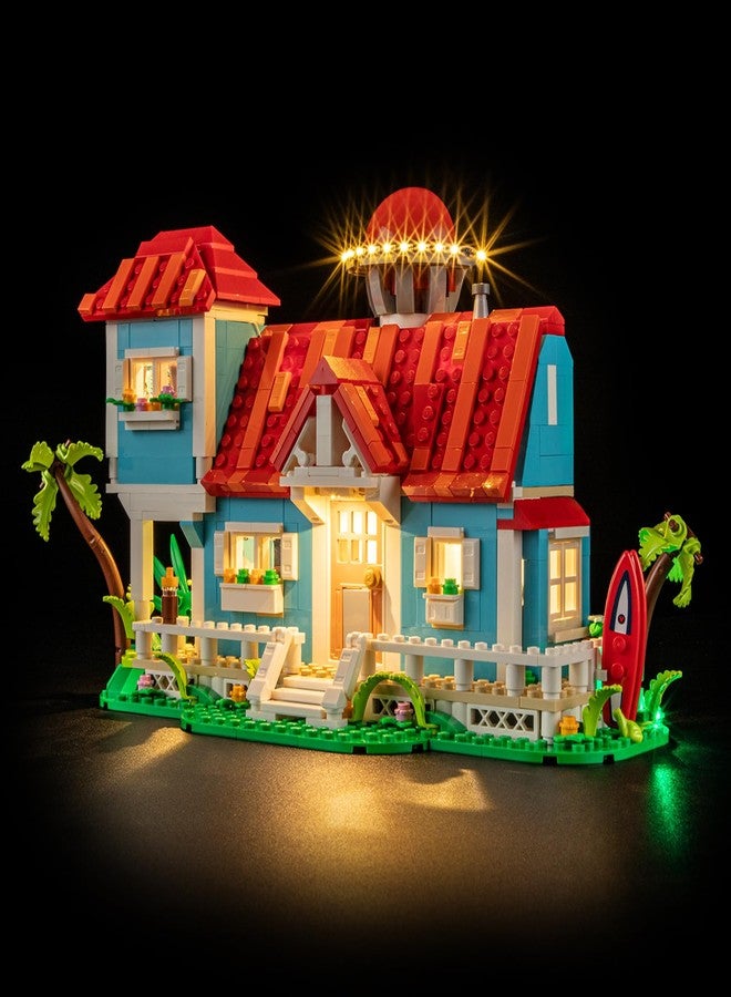 YEABRICKS LED Light for 43268 Disney Lilo and Stitch Beach House Building Blocks Model (Building Set NOT Included) - Image 1